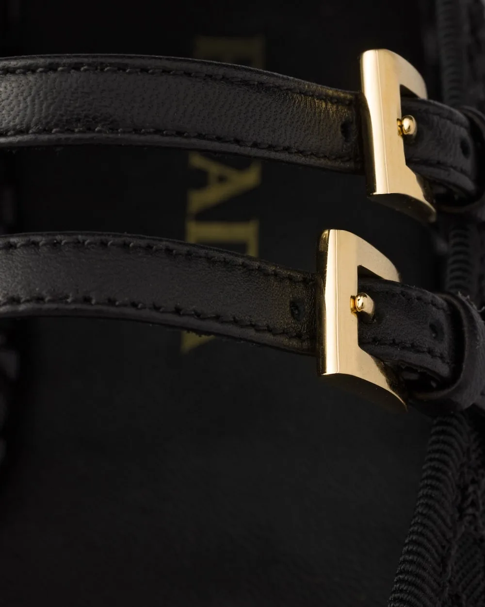 Prada Mesh Fabric Ballerinas Black 1F915N_099_F0002_F_005 - Image 6