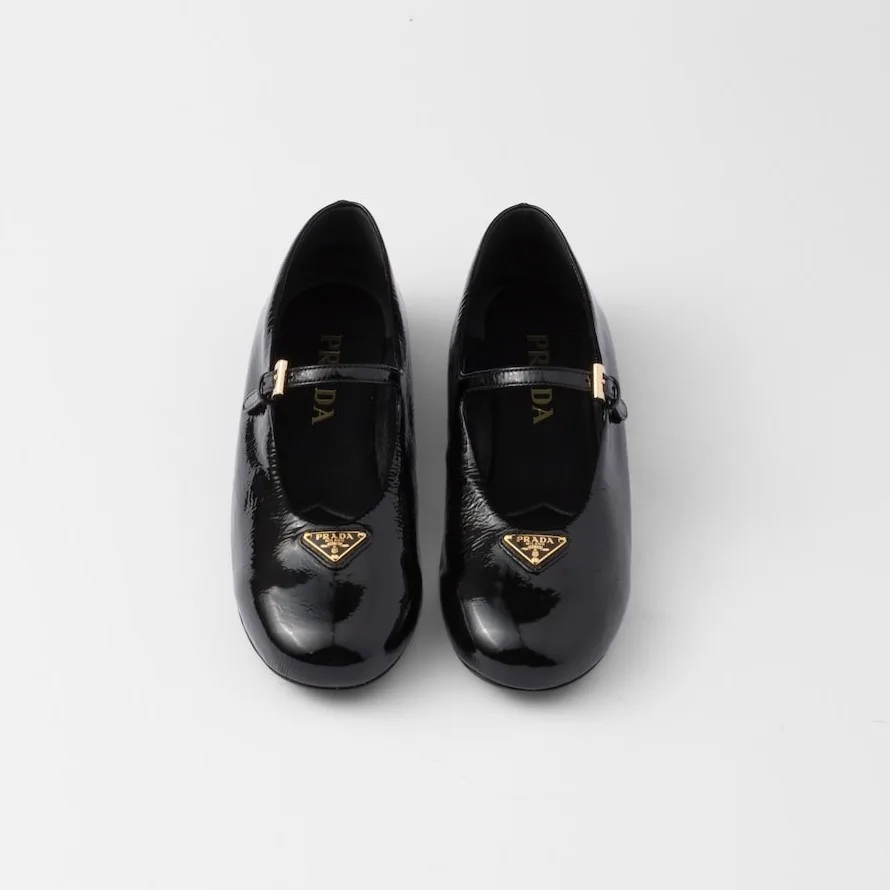 Alternative view of Prada Patent Leather Ballerinas Black 1F793N_H27_F0002_F_005