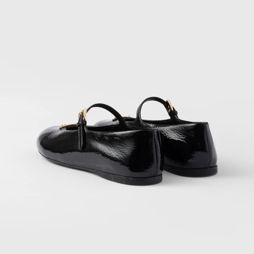 Prada Patent Leather Ballerinas Black 1F793N_H27_F0002_F_005 - Image 4