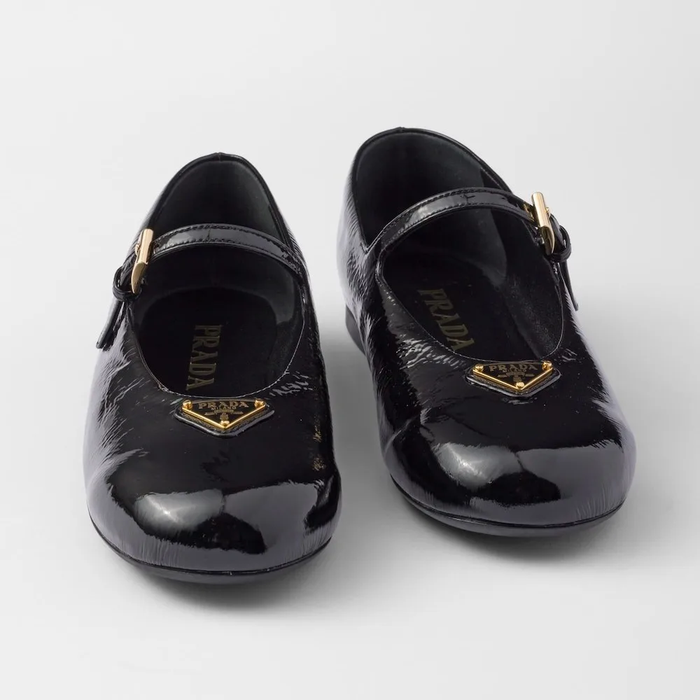 Prada Patent Leather Ballerinas Black 1F793N_H27_F0002_F_005 - Image 5
