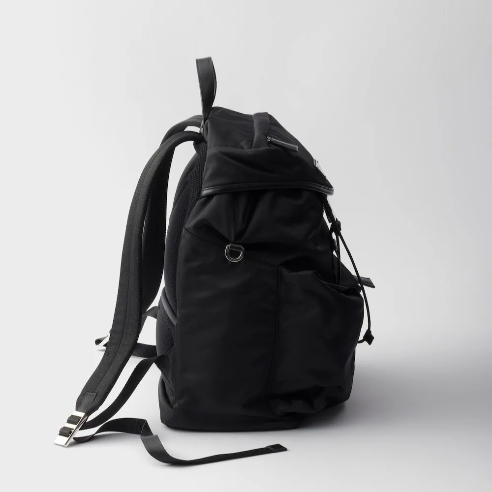 Prada Re-Nylon And Leather Backpack Black / 2VZ108_2DW3_F0002_V_DYO - Image 5