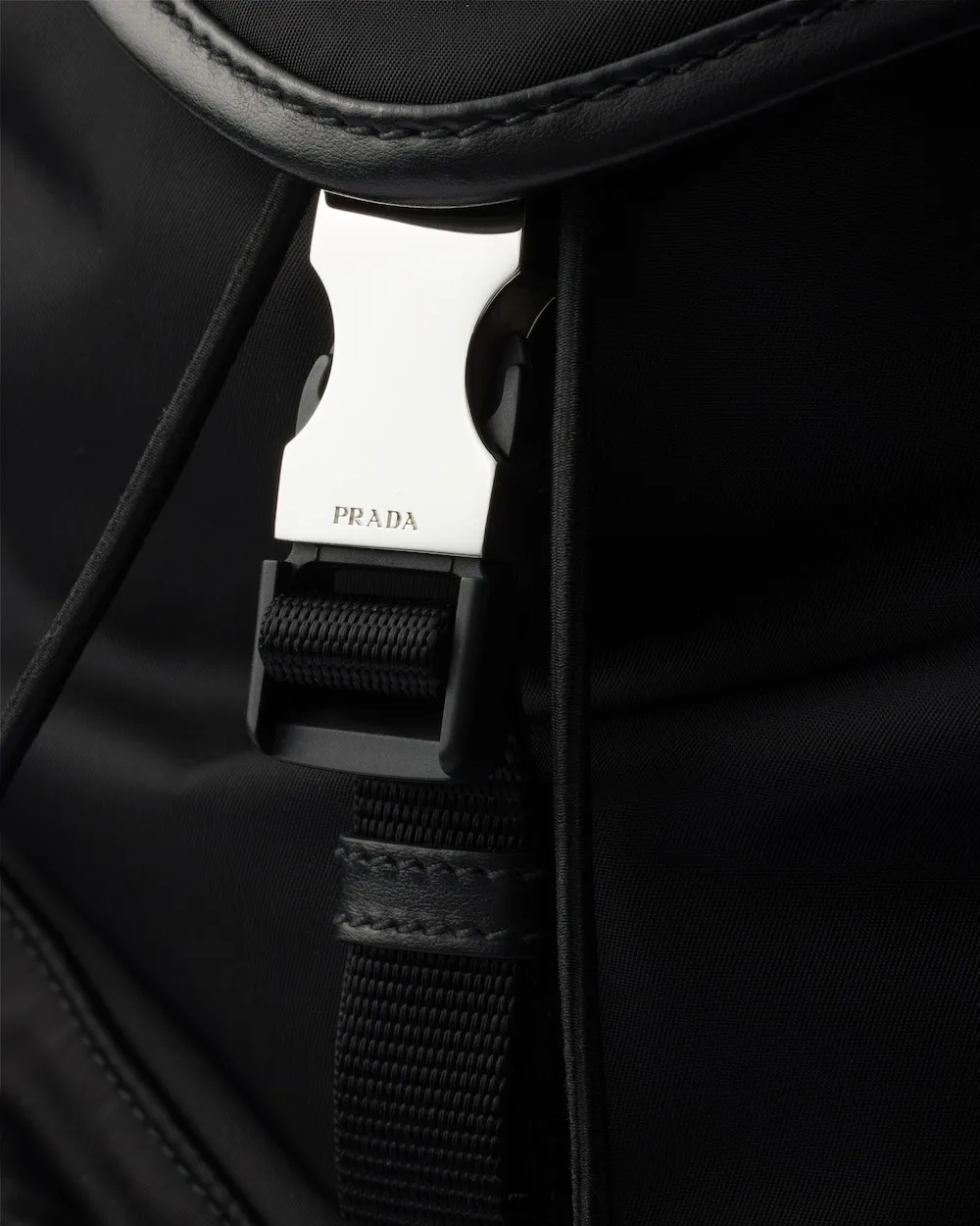 Prada Re-Nylon And Leather Backpack Black / 2VZ108_2DW3_F0002_V_DYO - Image 6