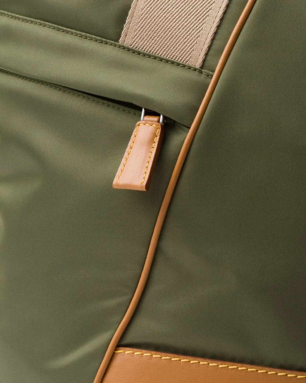 Prada Re-Nylon And Leather Duffle Bag Military/Caramel / 2VC040_2CX2_F03UQ_V_KOO - Image 4