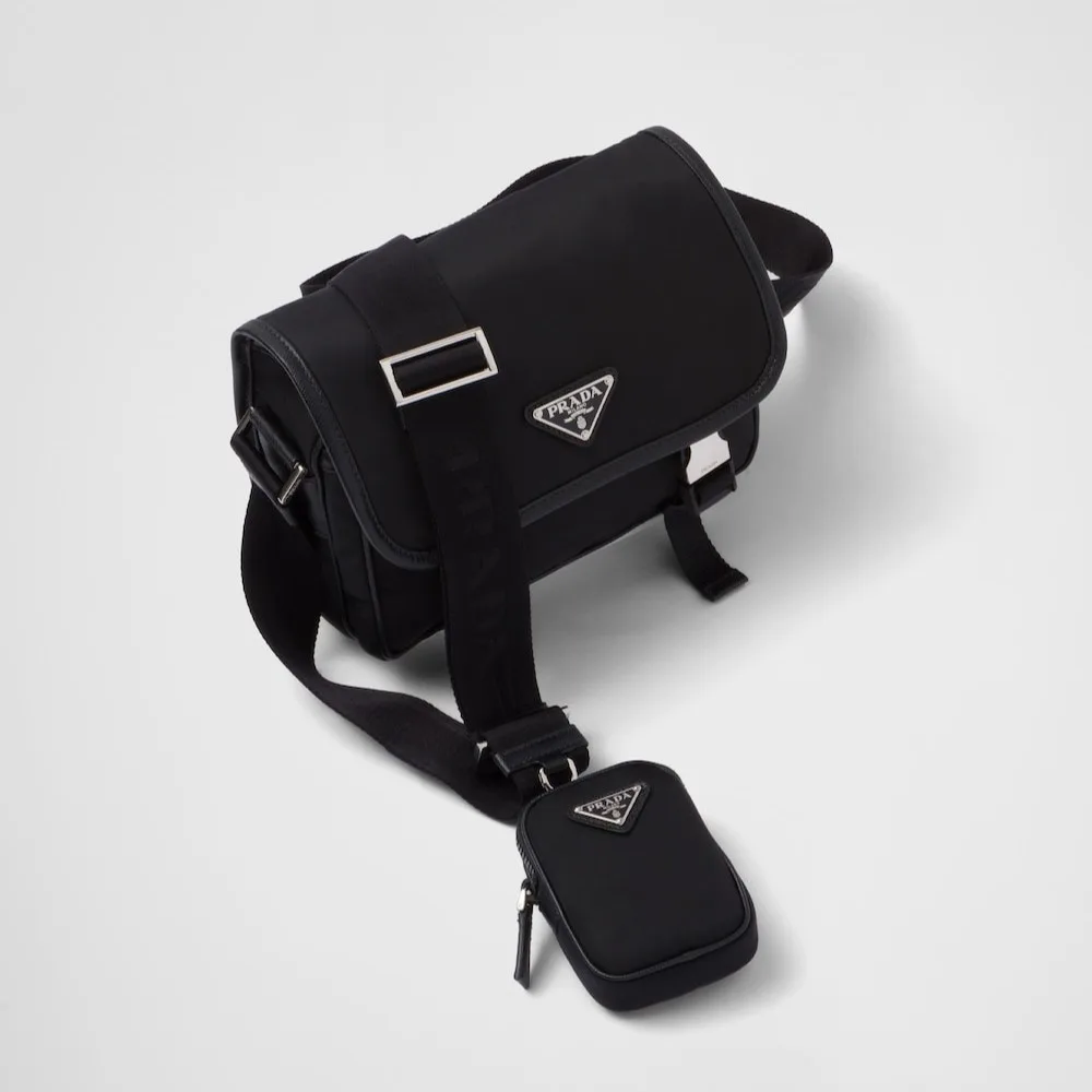 Prada Re-Nylon And Leather Shoulder Bag / 2VD034_2DMH_F0002_V_XOP - Image 4