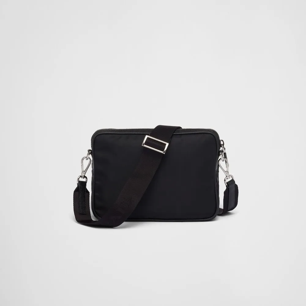 Prada Re-Nylon And Saffiano Leather Shoulder Bag Black / 2VH133_2DMH_F0002_V_XMP - Image 5