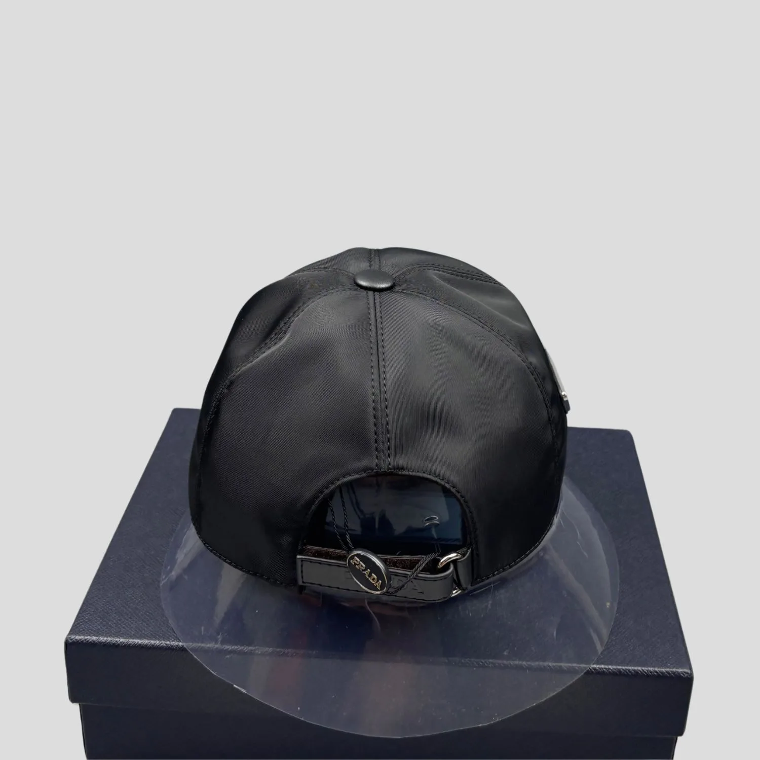 Prada Re-Nylon Baseball Cap Black Prada Cap 2HC274_2DMI_F0002 - Image 5