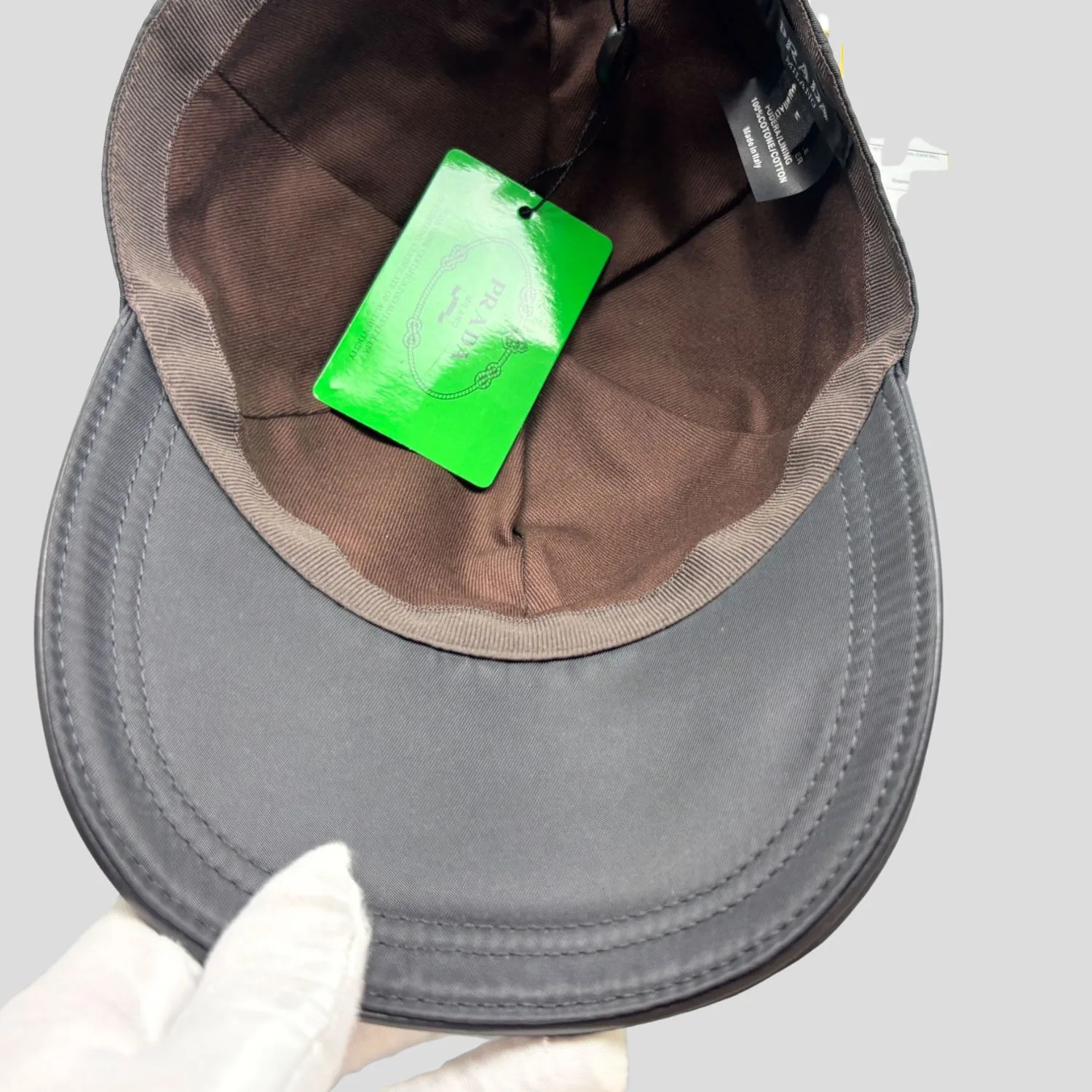 Prada Re-Nylon Baseball Cap Black Prada Cap 2HC274_2DMI_F0002 - Image 6