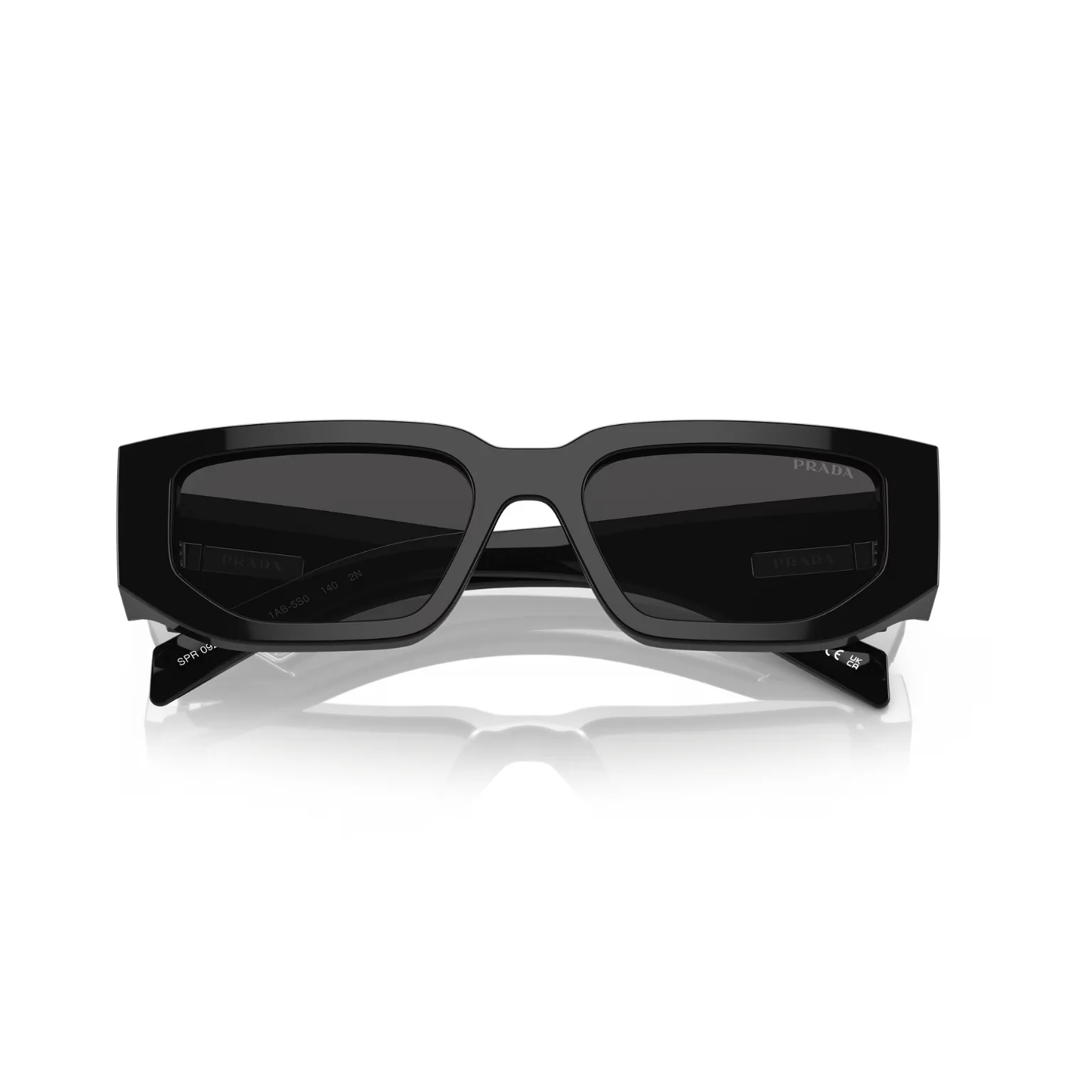 Prada Rectangle-Frame Sunglasses Black PR09ZS 1AB5S0 5418 - Image 5