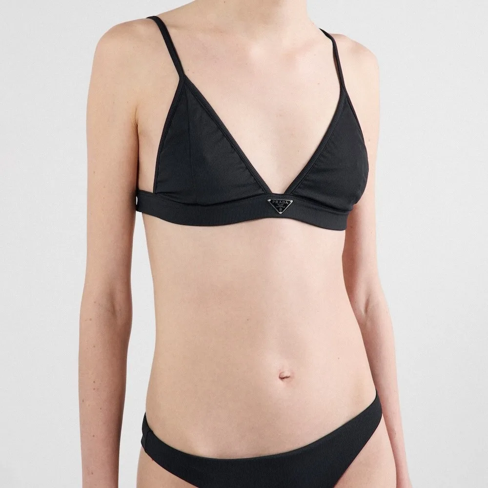 Prada Ribbed Knit Bralette Bikini Navy 70223_1YW2_F0008_S_OOO - Image 4