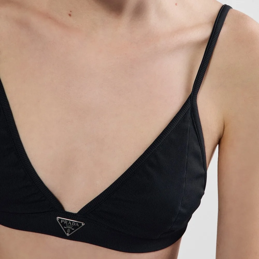 Prada Ribbed Knit Bralette Bikini Navy 70223_1YW2_F0008_S_OOO - Image 5