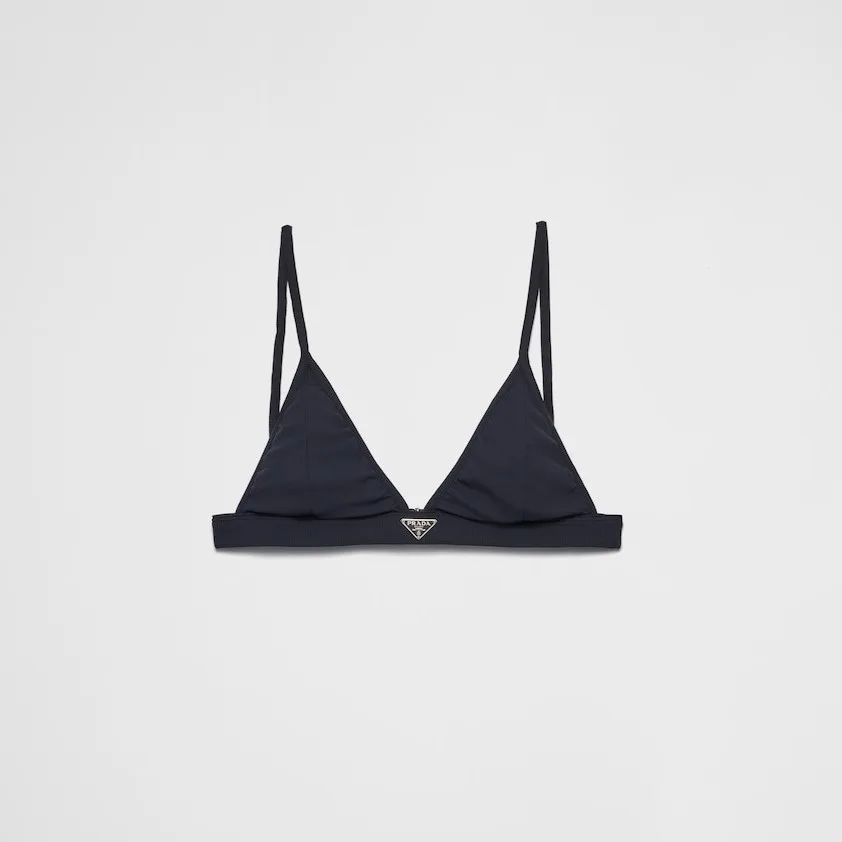 Alternative view of Prada Ribbed Knit Bralette Bikini Navy 70223_1YW2_F0008_S_OOO