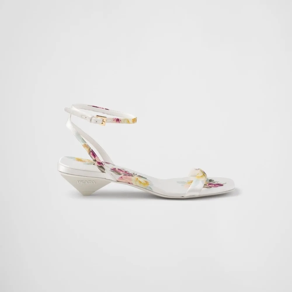 Prada Satin Sandals White 1X542N_3LPE_F0627_F_035 - Image 3