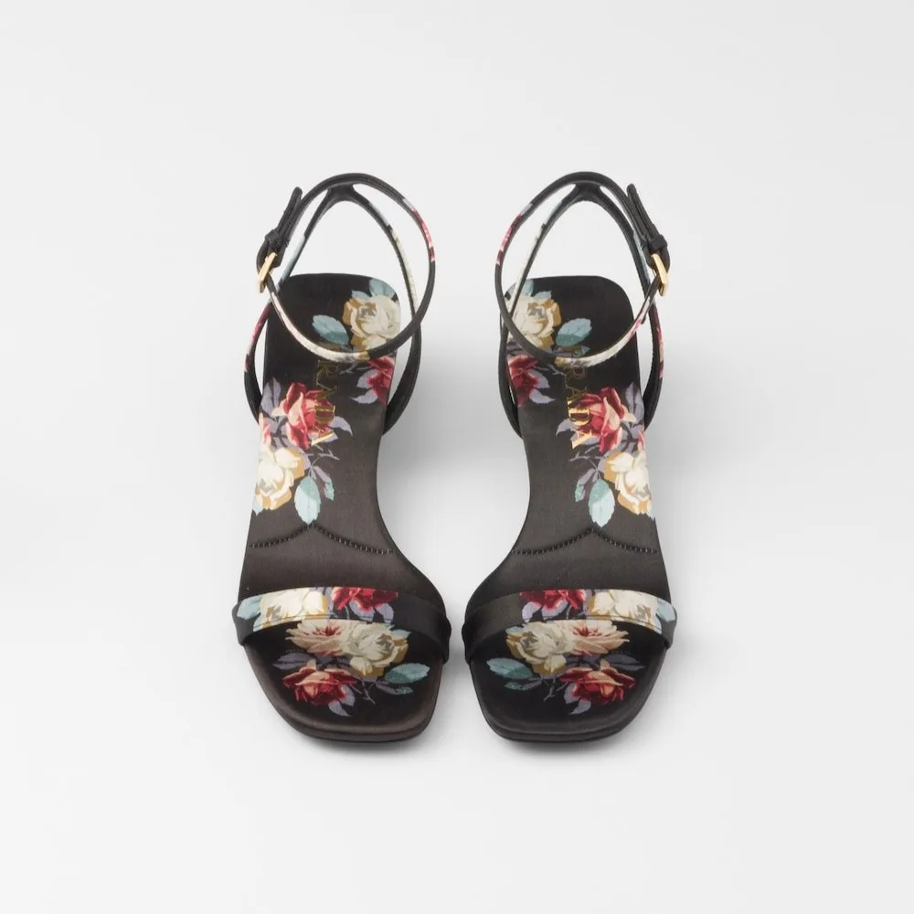 Prada Satin Sandals Black 1X542N_3LPE_F0002_F_035 - Image 4
