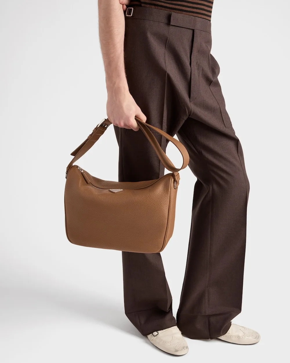 Alternative view of Prada Leather Shoulder Bag Cognac / - 2VH182_2BBE_F0046_V_DOF