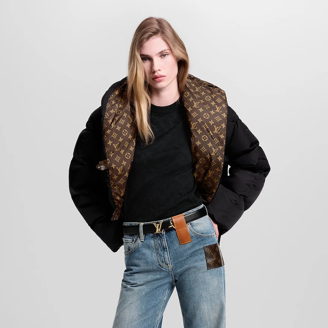 Alternative view of Louis Vuitton Pretty LV Reversible Belt Black