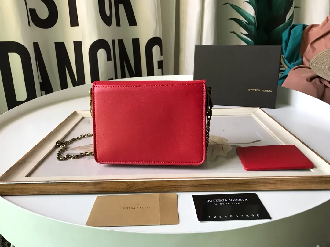 Alternative view of Bottega Veneta Crossbody Red