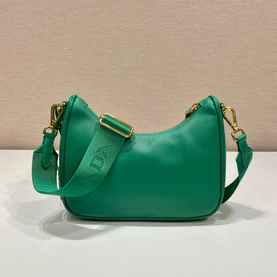 Prada Re- 2005 Saffiano Bag In Green / 1BH204_NZV_F0PCL_V_V2M - Image 5