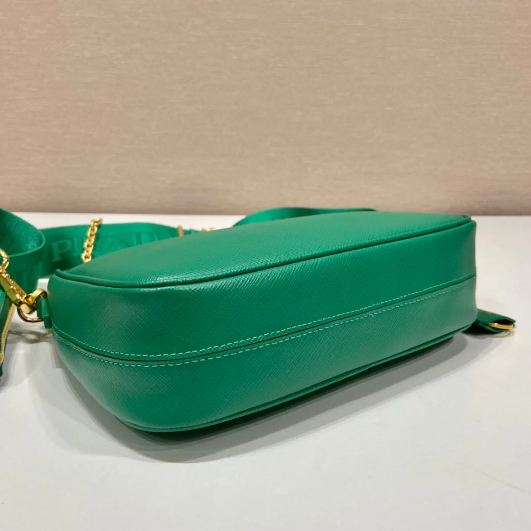 Prada Re- 2005 Saffiano Bag In Green / 1BH204_NZV_F0PCL_V_V2M - Image 6