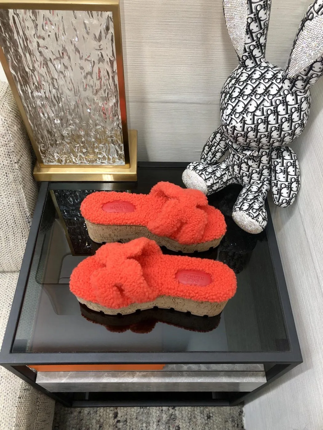 Alternative view of Hermes Figari Sandal Red
