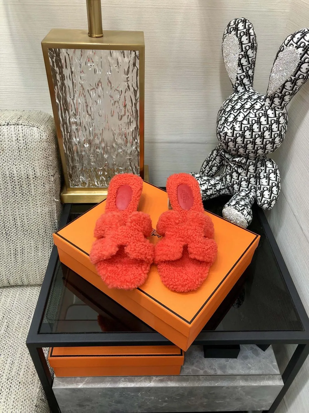 Hermes Oasis Sandal Red / - Image 3