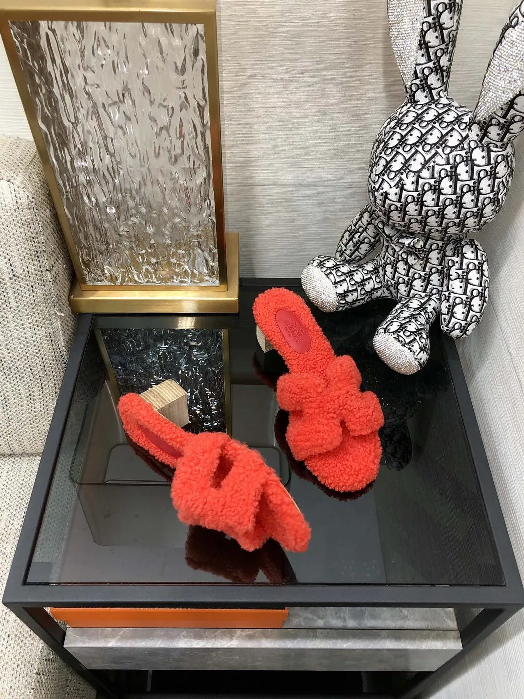 Alternative view of Hermes Oasis Sandal Red /