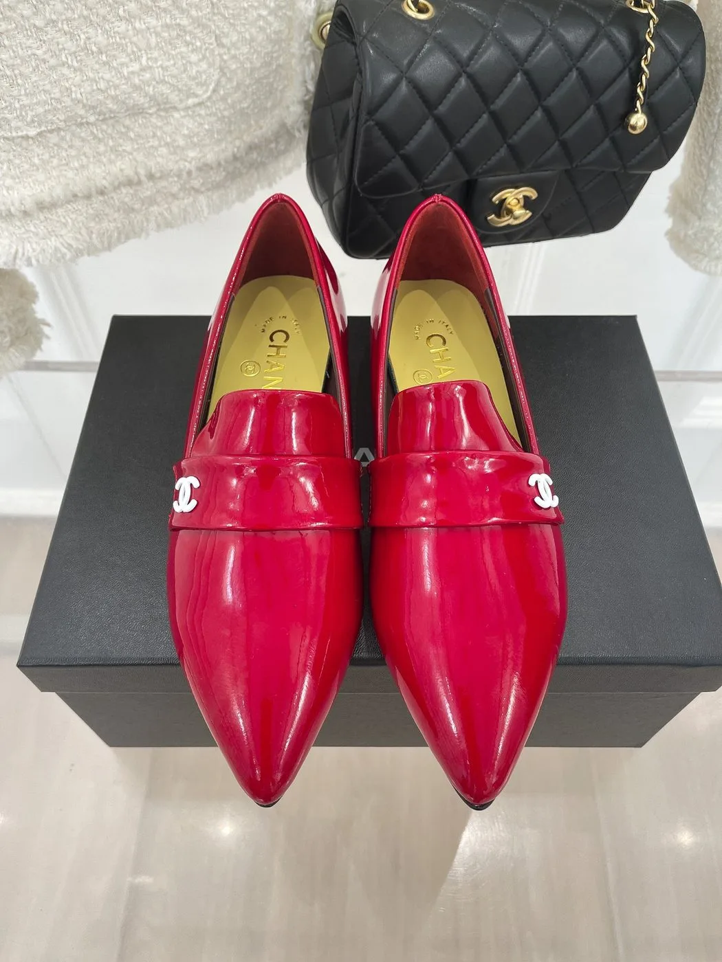 Alternative view of Chanel Women’s Loafer With Logo Red