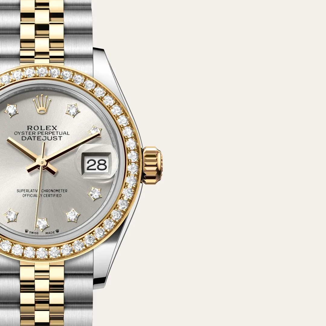 Rolex Lady-Datejust Watch Silver/Gold Toned Silver Dial -0003 - Image 3