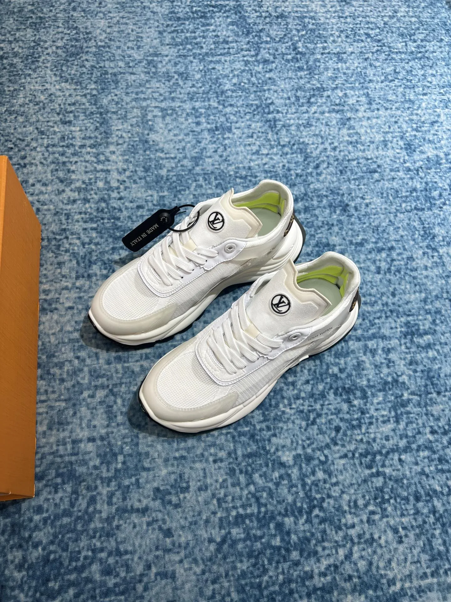Alternative view of Louis Vuitton Run 55 Sneaker White 1AASDF
