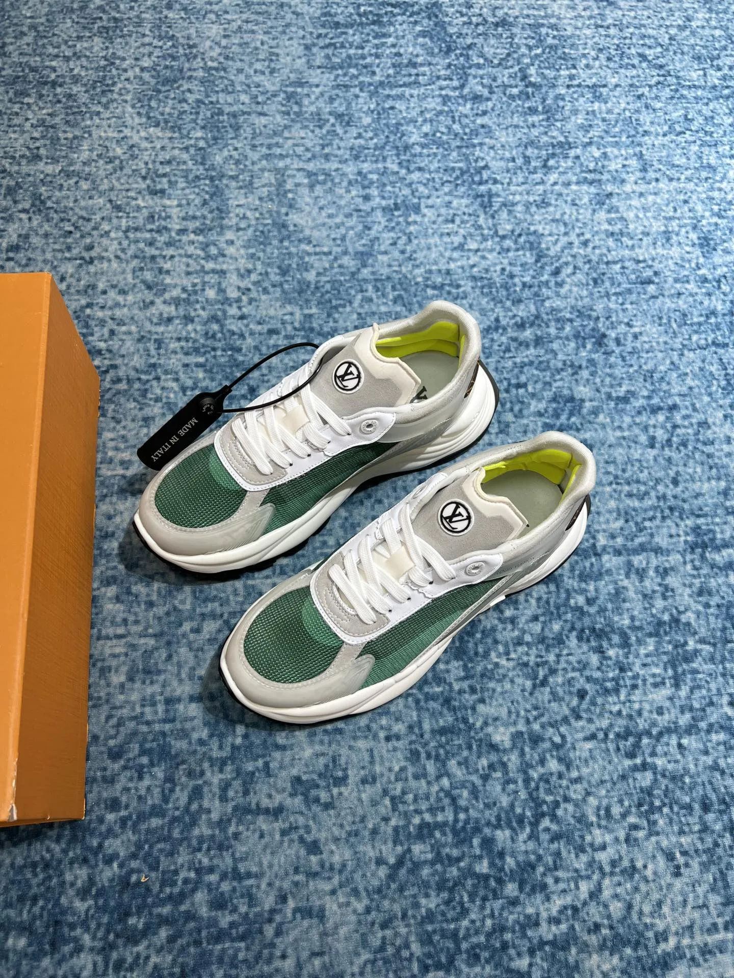 Alternative view of Louis Vuitton Run 55 Sneaker Green