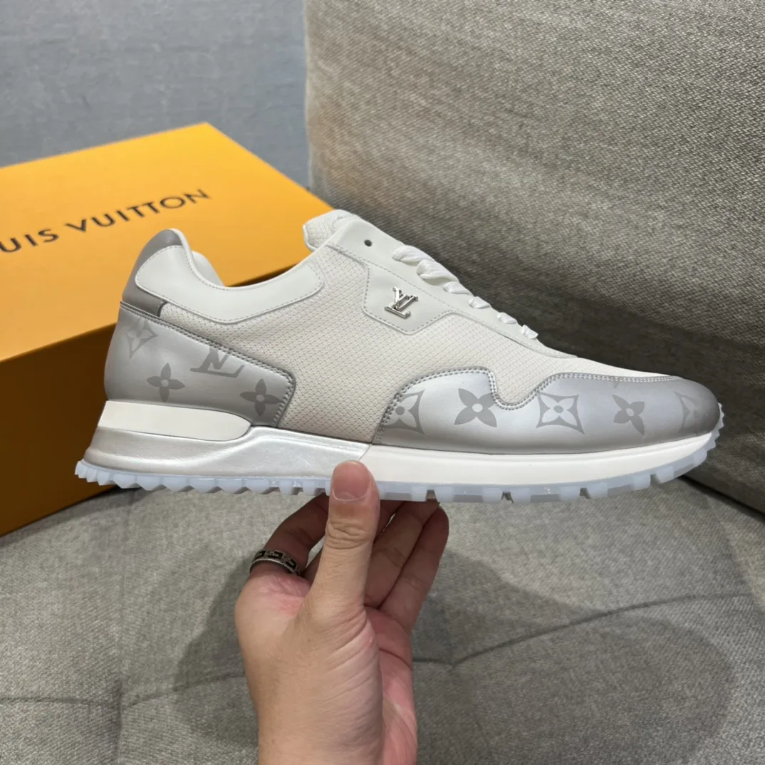 Louis Vuitton Run Away Sneaker With Mesh White - Image 9