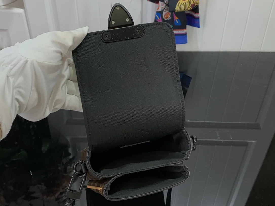 Alternative view of S-Lock Vertical Wearable Wallet Brown /