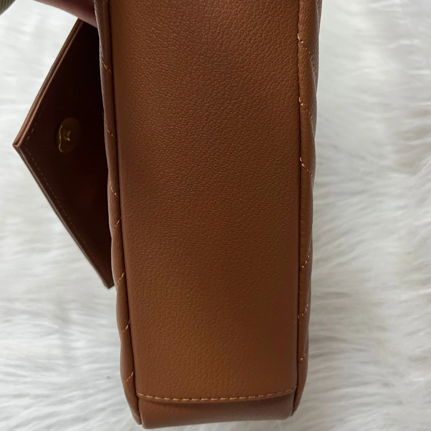 Saint Laurent College Medium Chain Bag Brown / - Image 4