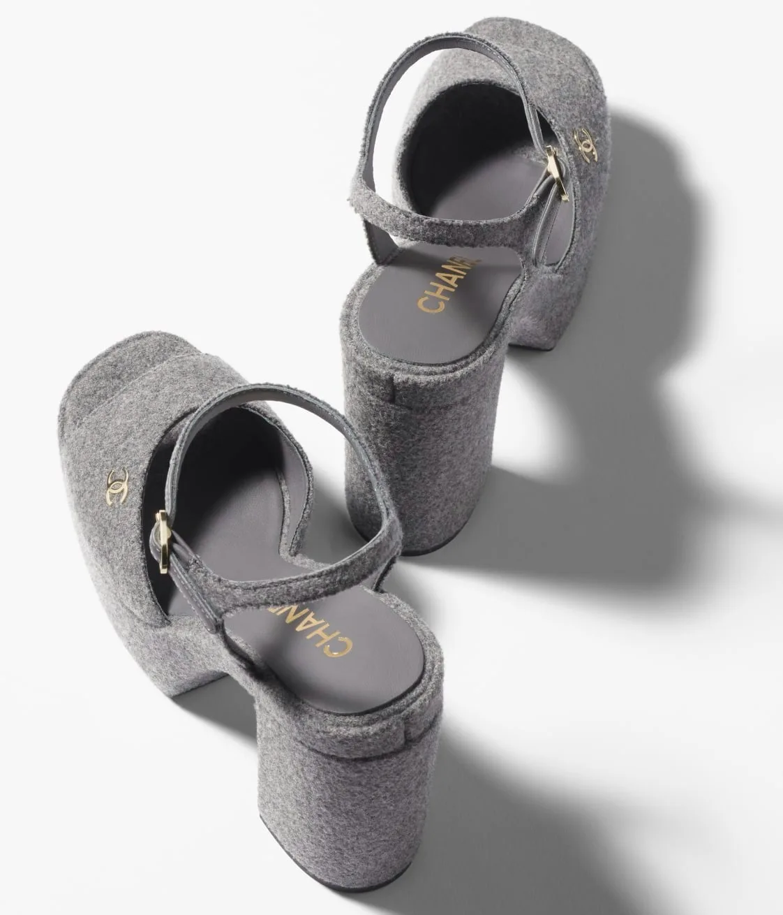 Chanel Sandals Gray - Image 3