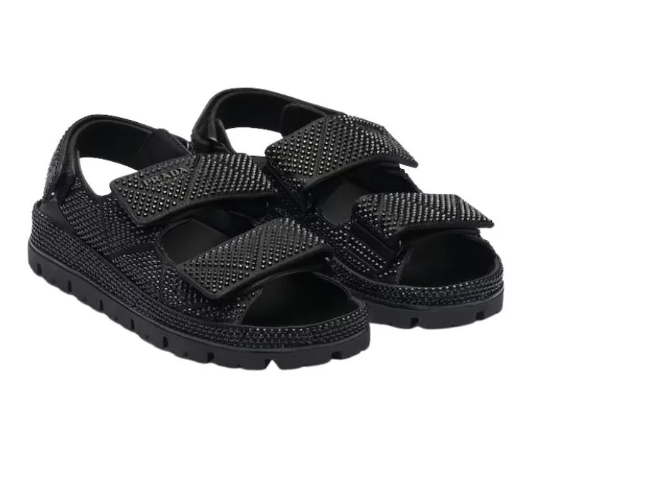 Prada Satin Sandals