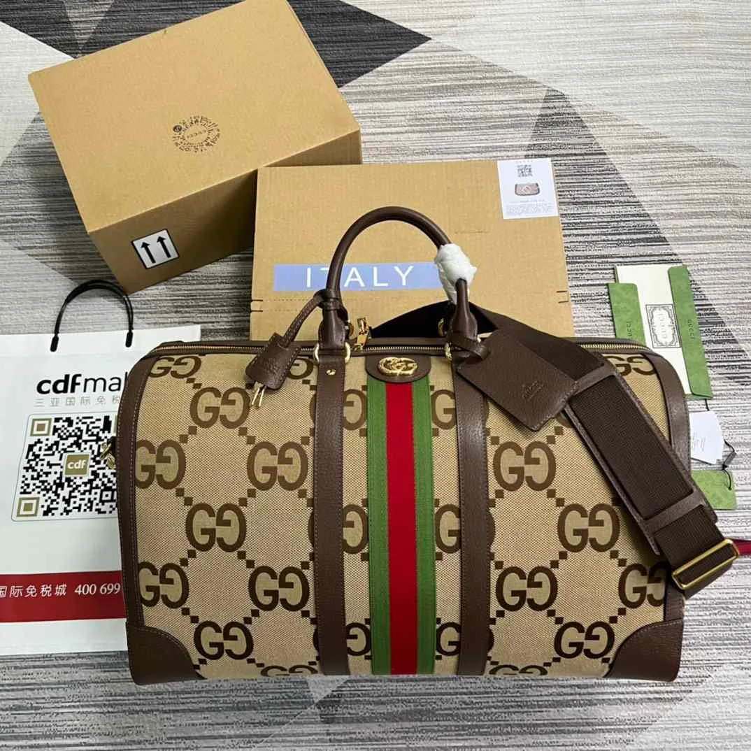 Alternative view of Gucci Savoy Small Duffle Bag Brown /