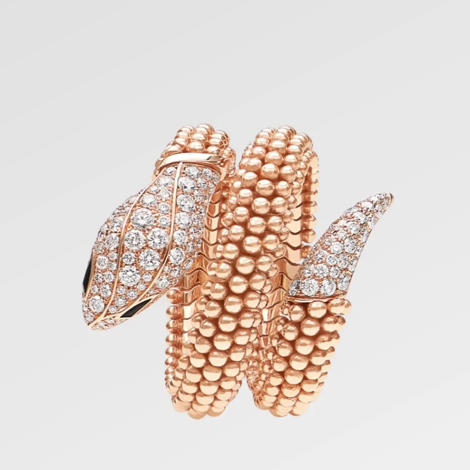 Bvlgari Serpenti Ring Rose Gold - Image 3
