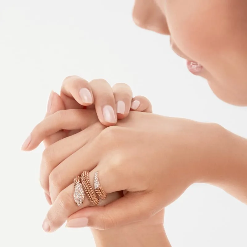 Bvlgari Serpenti Ring Rose Gold - Image 5