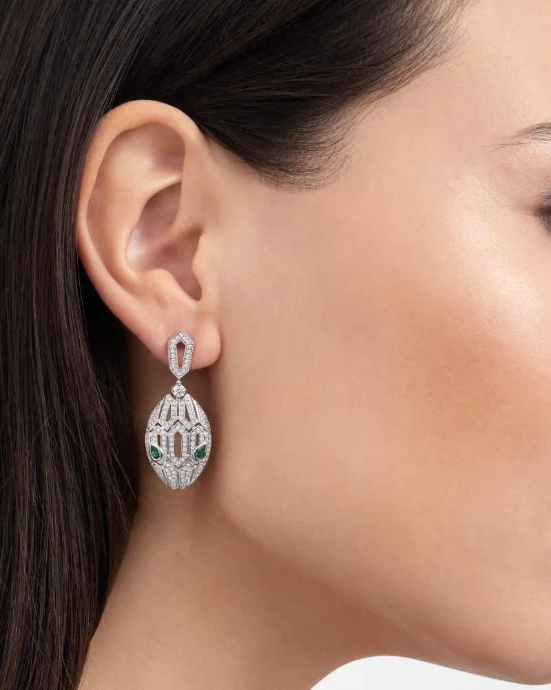 Alternative view of Bvlgari Serpenti Seduttori Earrings White Gold