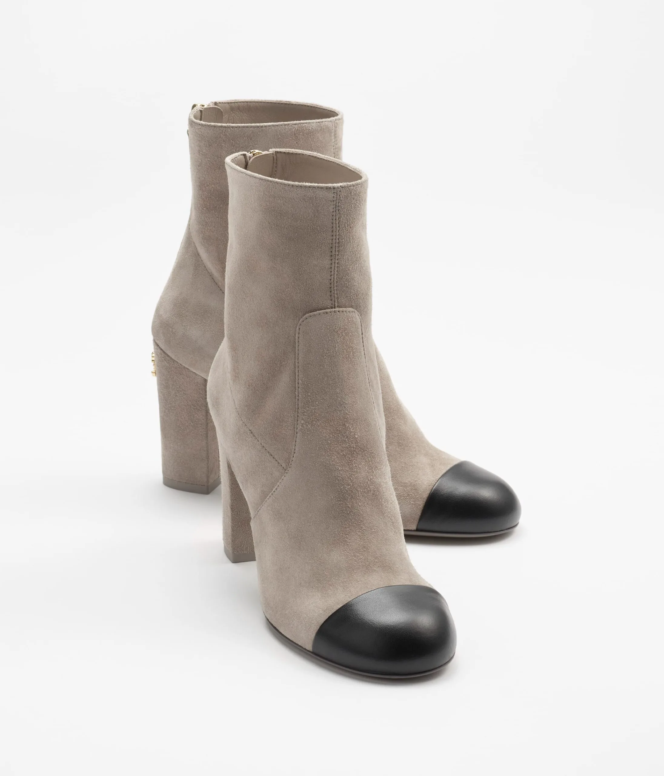 Chanel Short Boots Gray And Black - Image 5