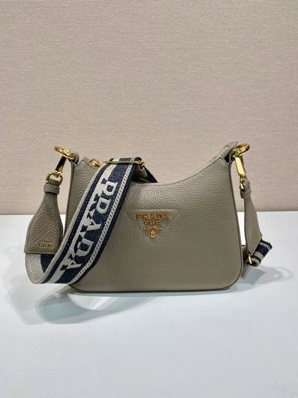 Prada Shoulder Bag In Grey / 1BH193_2DKV_F0JDS_V_3OO - Image 4