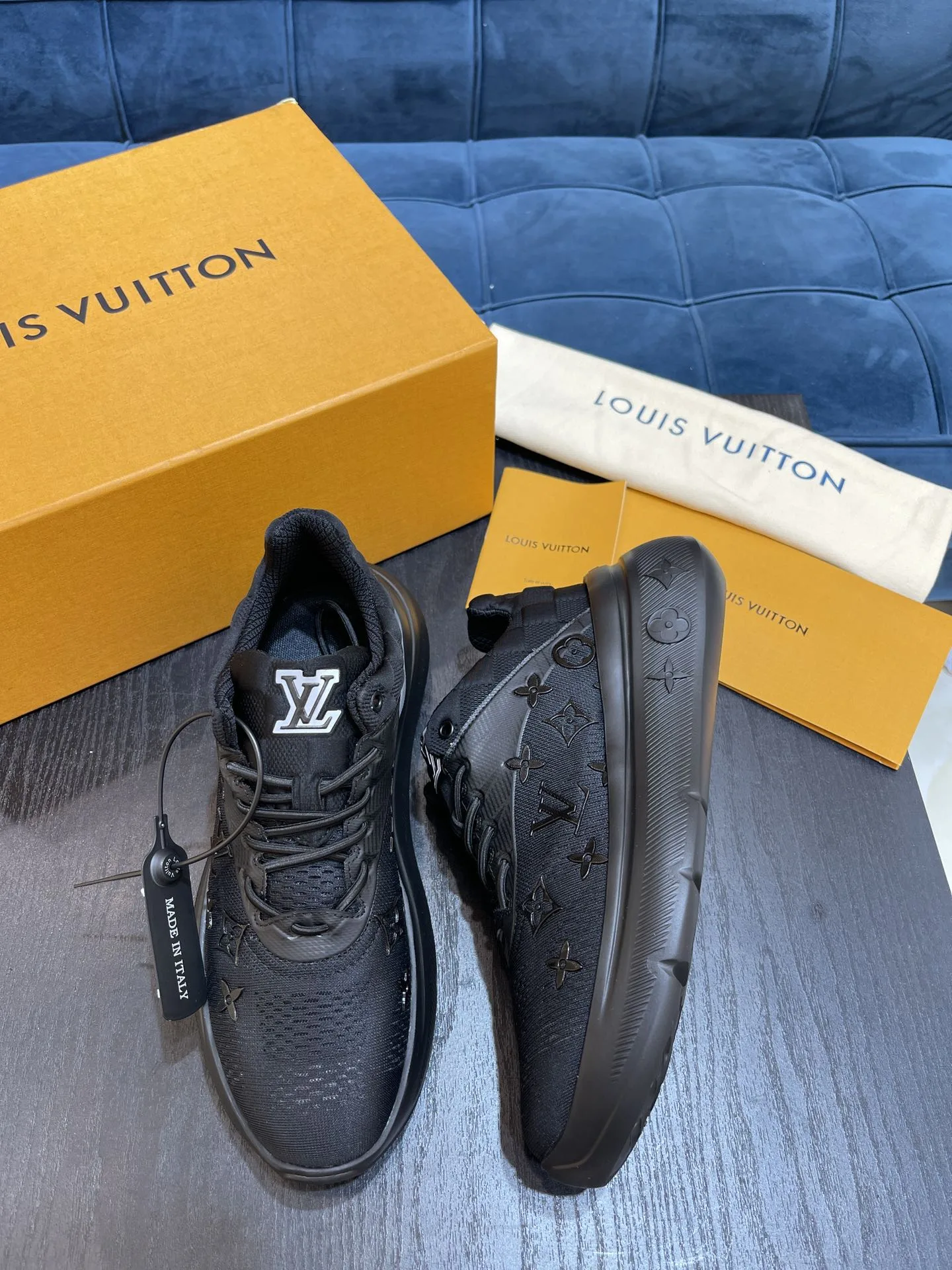 Louis Vuitton Show Up Sneaker Black 1A9JRO - Image 5