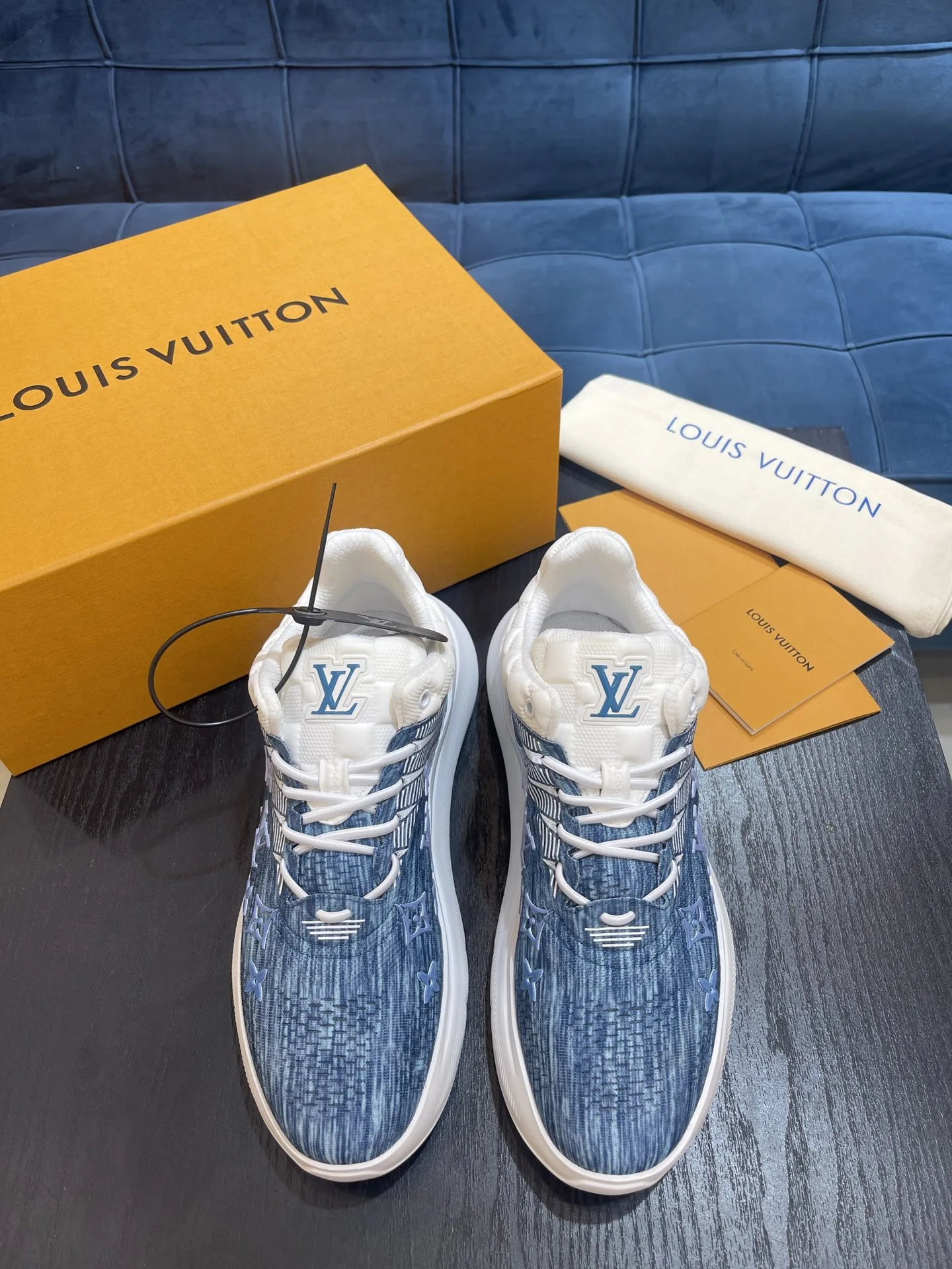 Louis Vuitton Show Up Sneaker Blue 1AA48E - Image 4