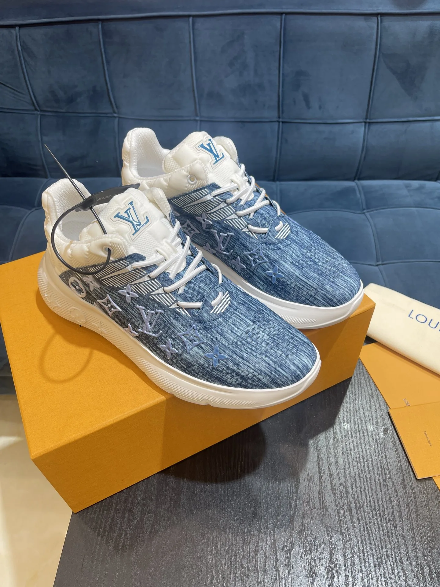 Louis Vuitton Show Up Sneaker Blue 1AA48E - Image 5