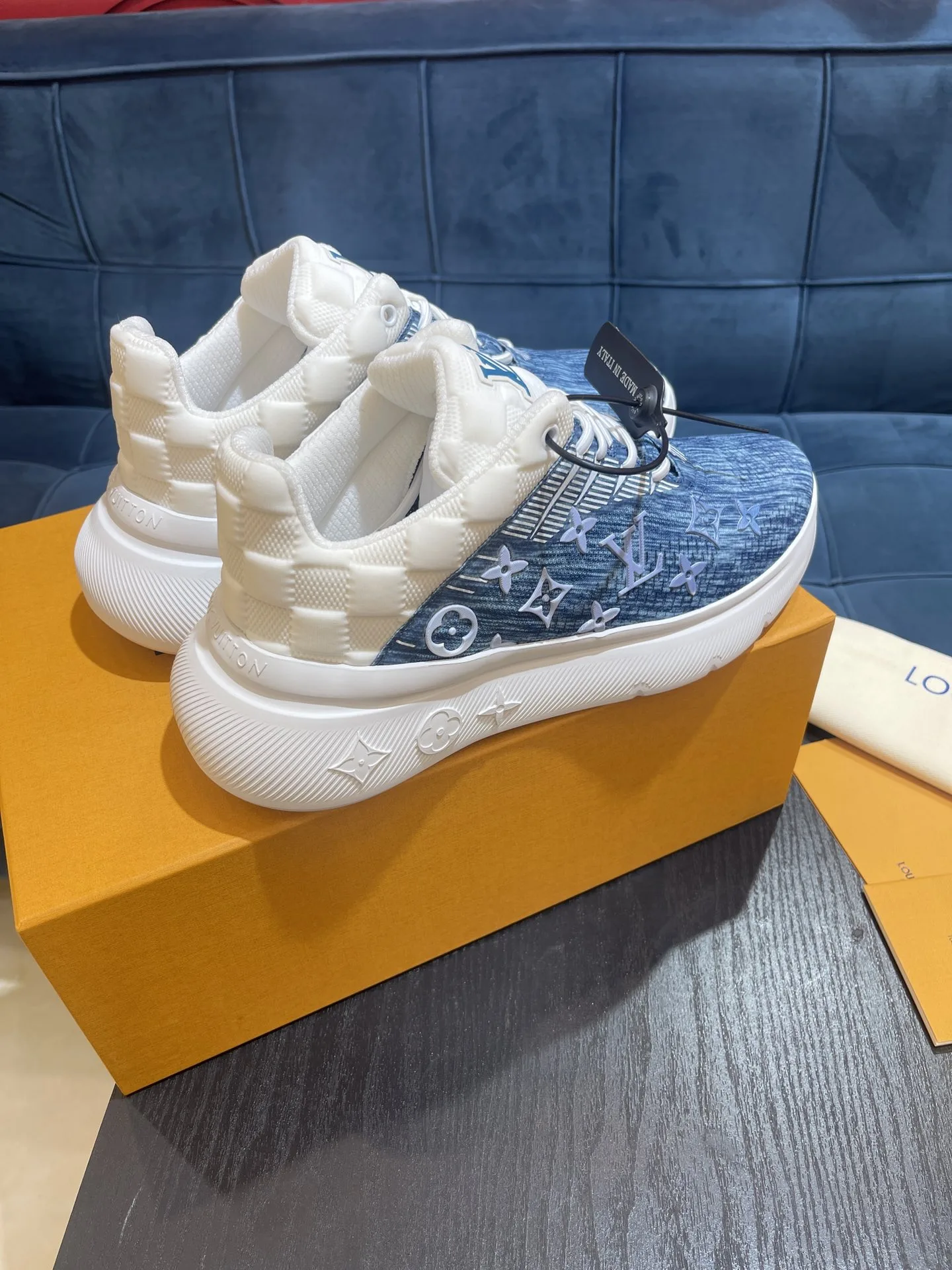 Louis Vuitton Show Up Sneaker Blue 1AA48E - Image 7