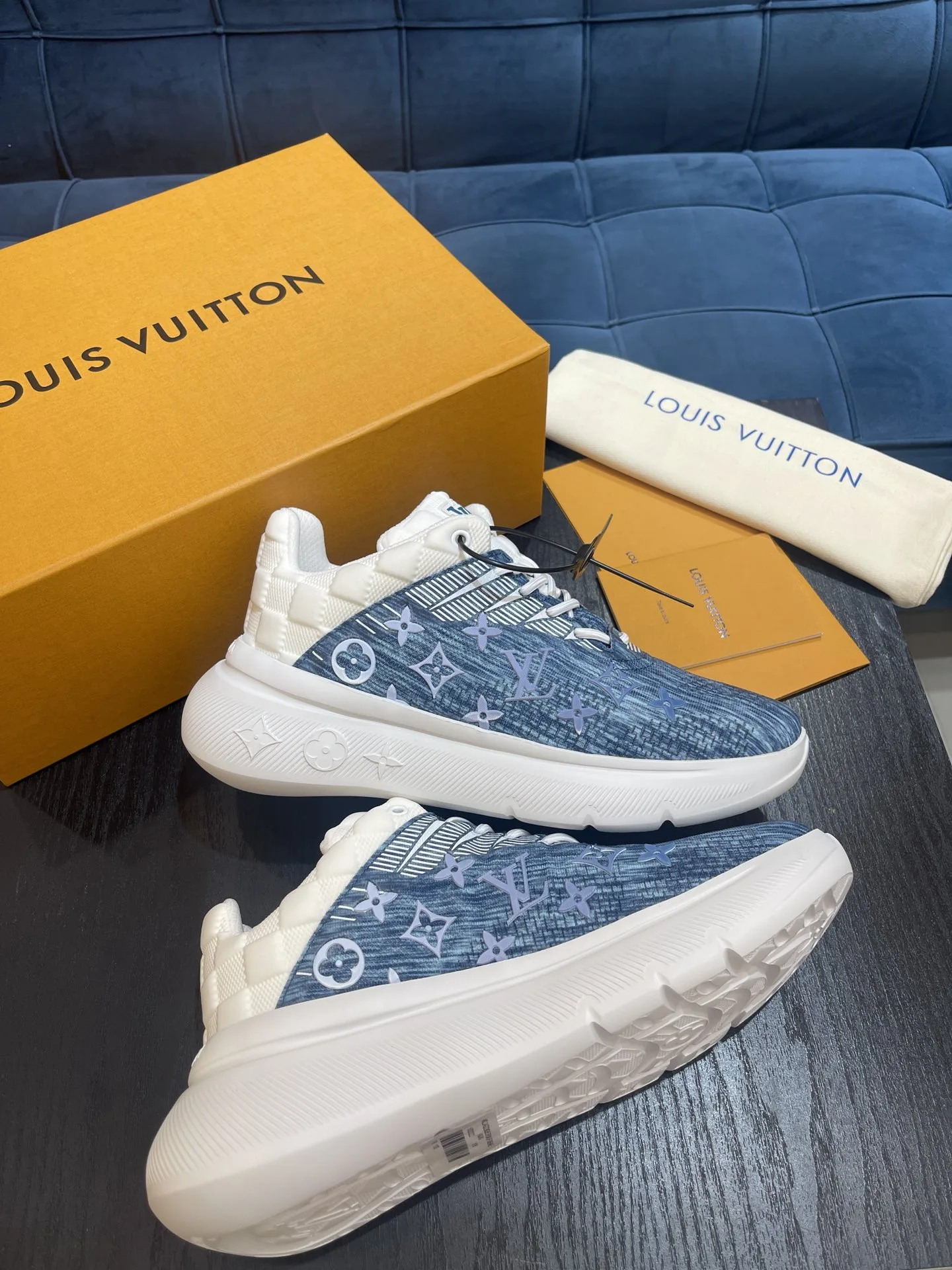 Louis Vuitton Show Up Sneaker Blue 1AA48E - Image 8