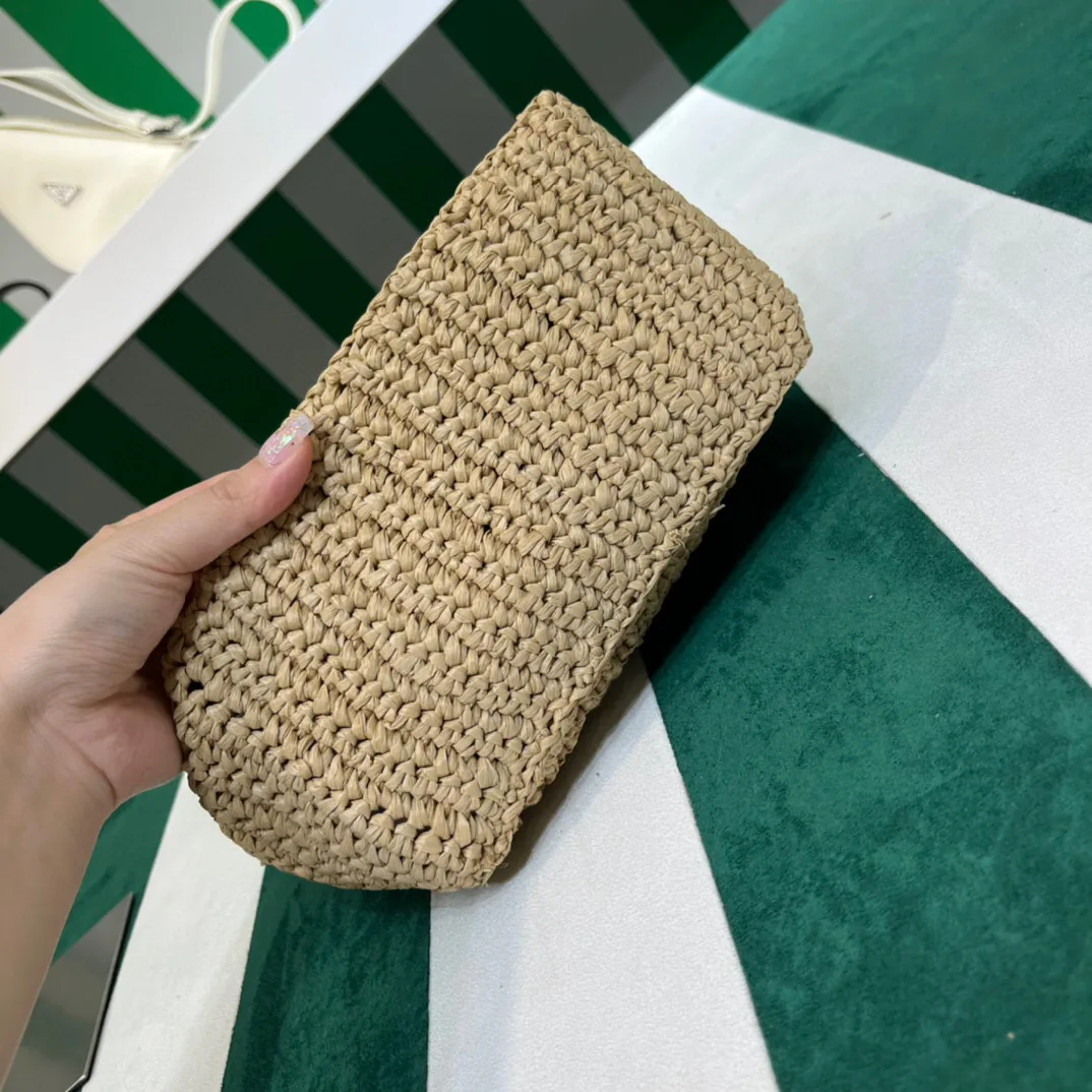 Prada Small Raffia Tote Beige / 1BG444_2A2T_F0018_V_OOO - Image 4