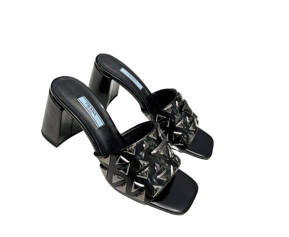 Prada Studded Metallic