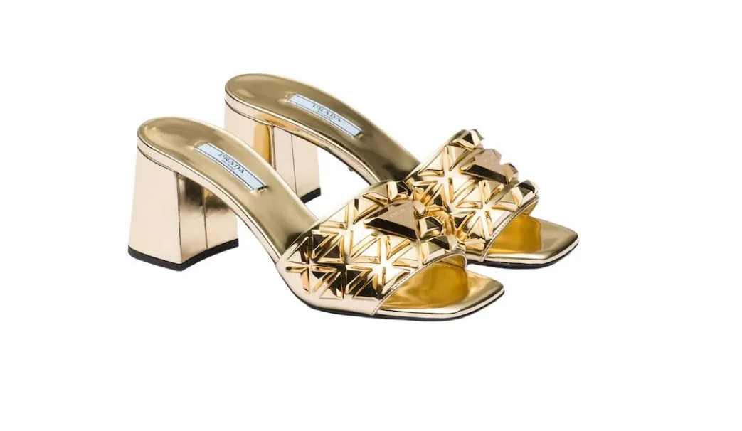 Prada Studded Metallic