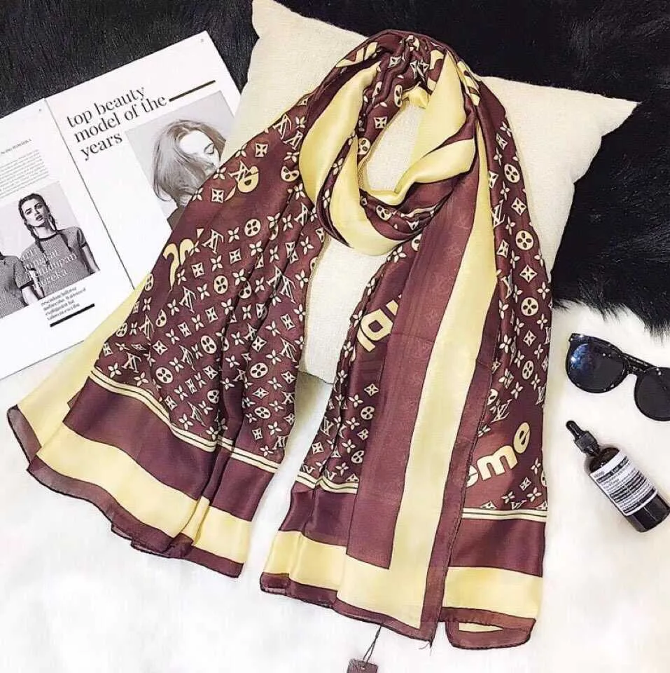 Alternative view of Louis Vuitton Supreme x LV Shawl Scarf Brown
