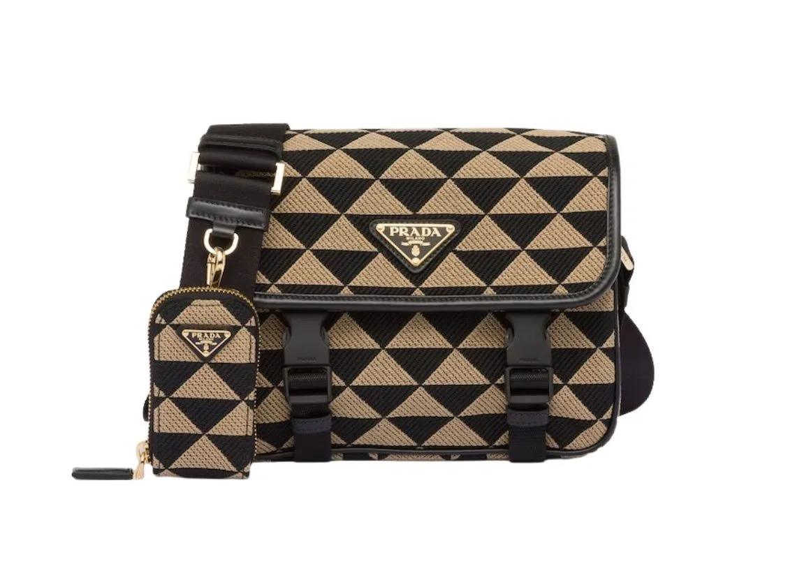 Prada Symbole Embroidered